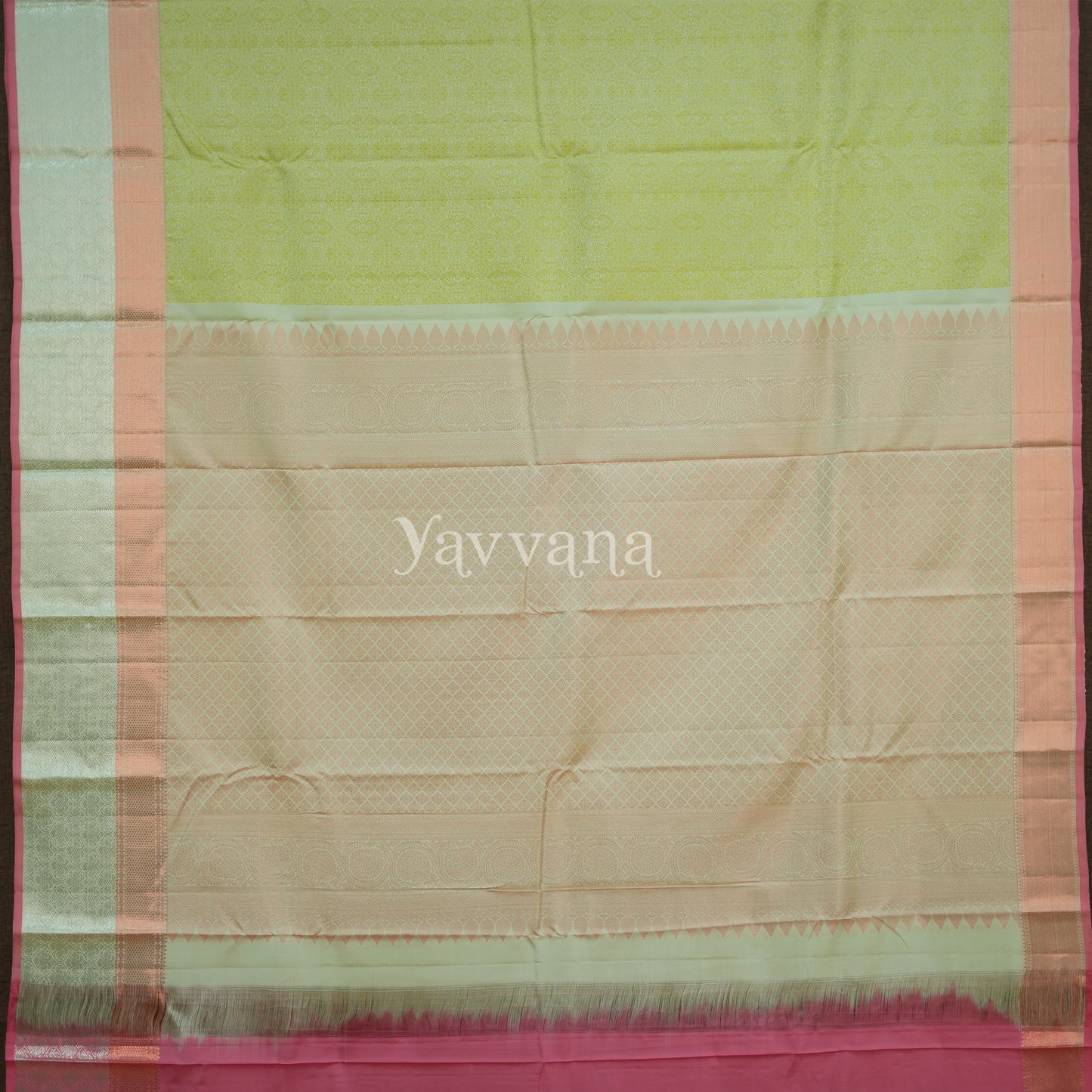 Elegant Sea Green Silk Saree with Exquisite Zari work
