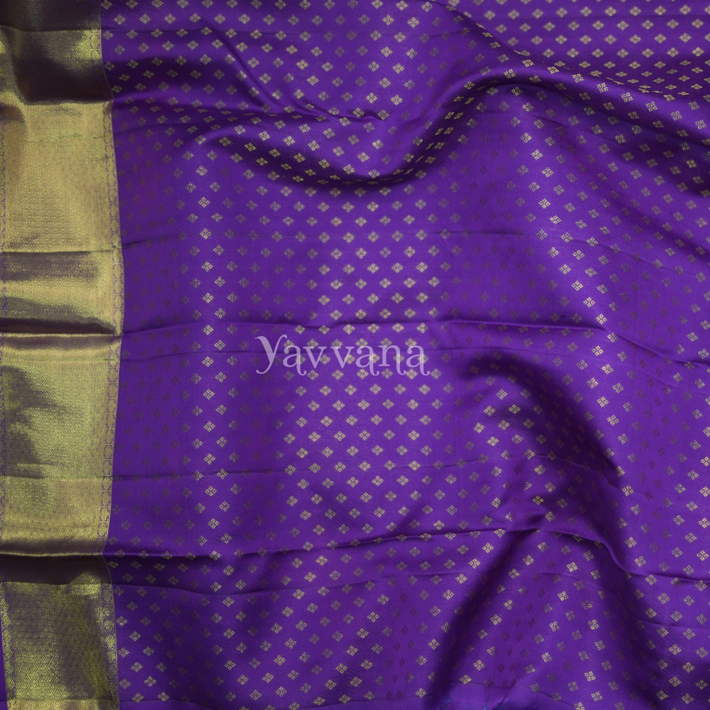 Floral Symphony silk saree in Sky Blue