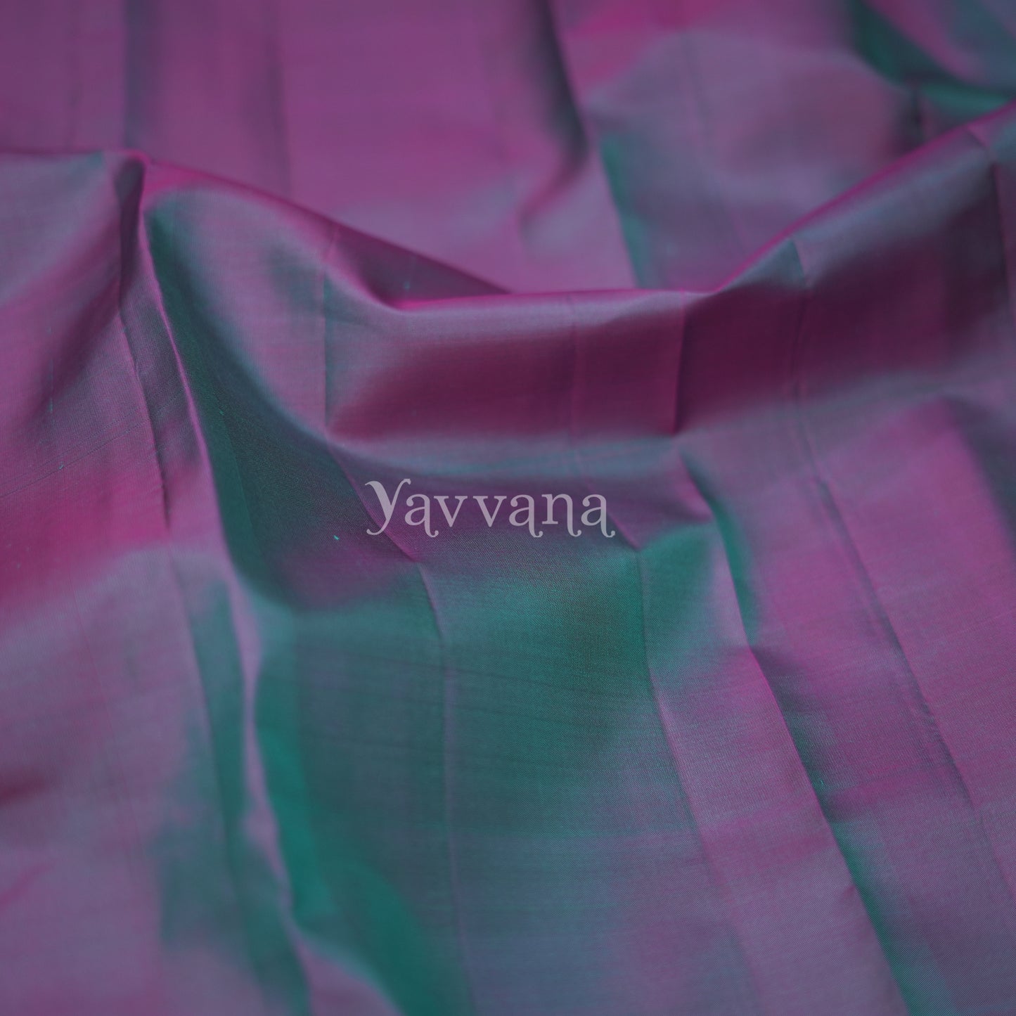 Charming Purple and Blue Striped Silk Saree