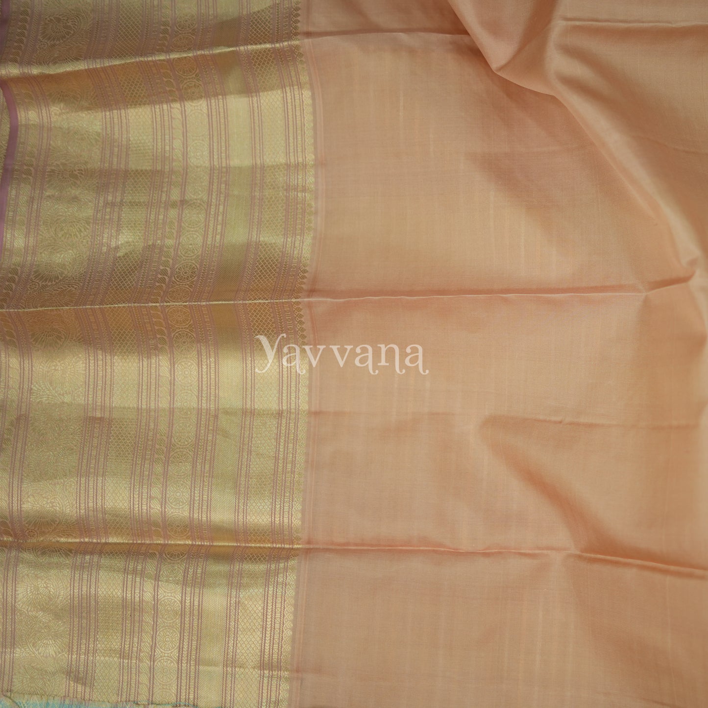 Yellow and Pink Silk Saree with Subtle Zari Accents