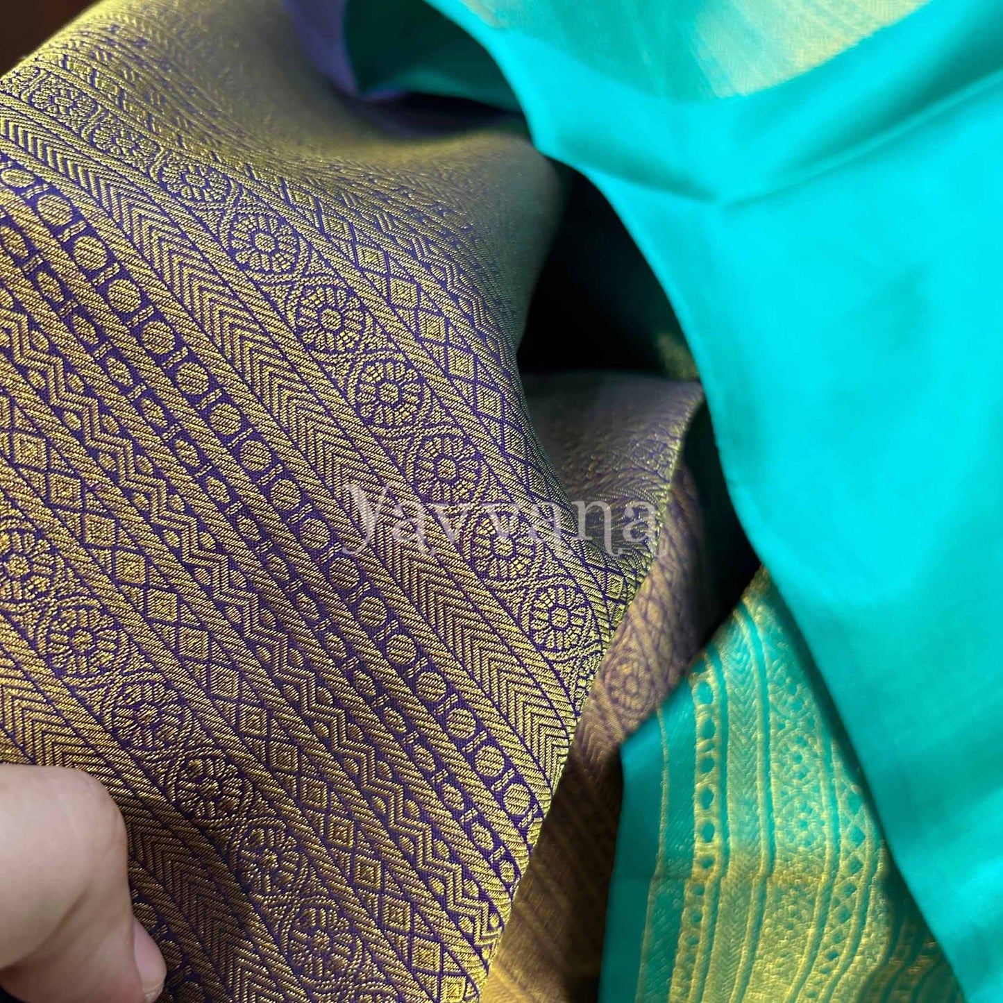 Elegant Midnight Blue Soft Silk Saree