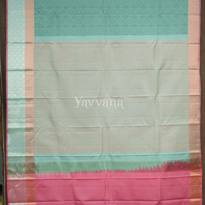 Elegant Sea Blue Silk Saree with Exquisite Zari Work