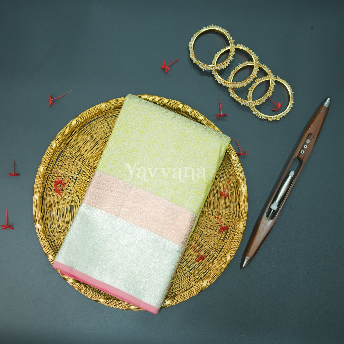 Elegant Sea Green Silk Saree with Exquisite Zari work
