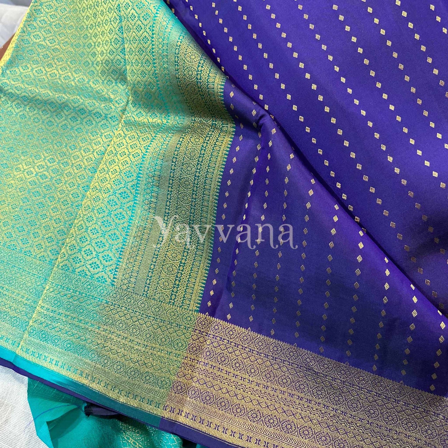 Elegant Midnight Blue Soft Silk Saree