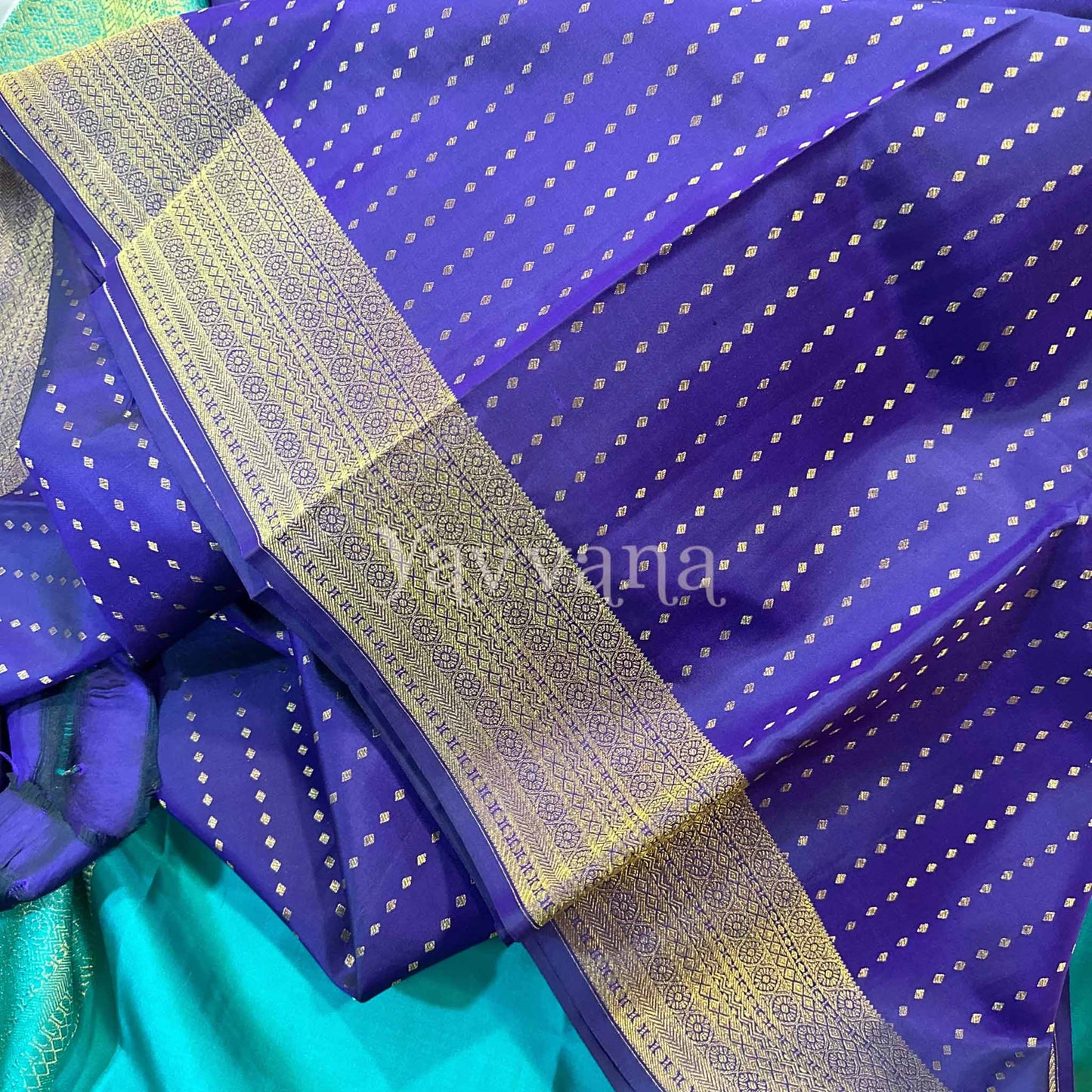 Elegant Midnight Blue Soft Silk Saree